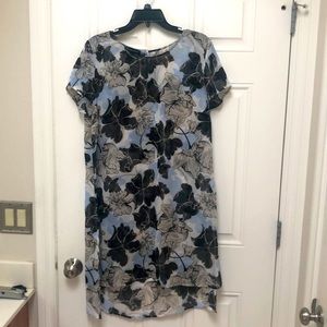 Inc floral black and blue tunic / dress